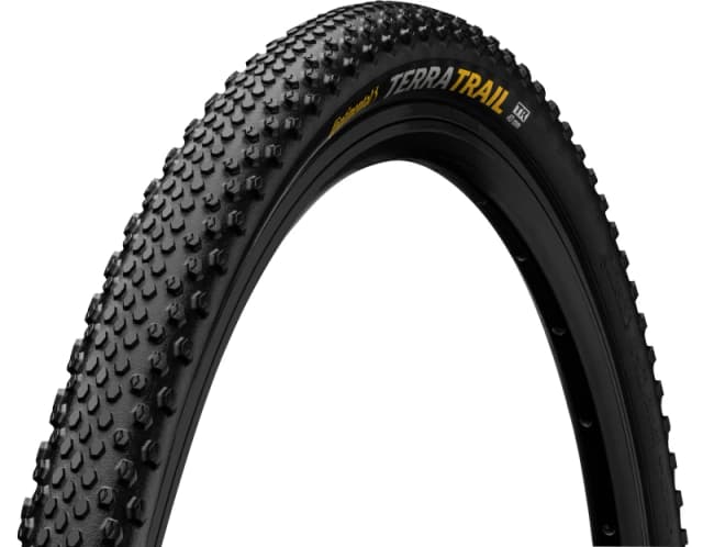 Continental Terra Trail Protection Gravel Tyre Foldable Puregrip Compound 700X40C BLACK/BLACK