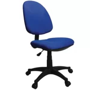 Single Lever Operators Chair In Black With Arms
