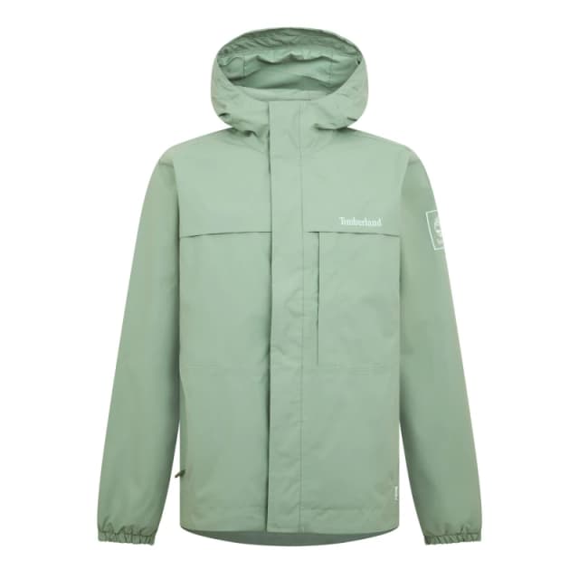 Timberland Mens WP Shell Waterproof Rain Anorak Pro Green Bay male S