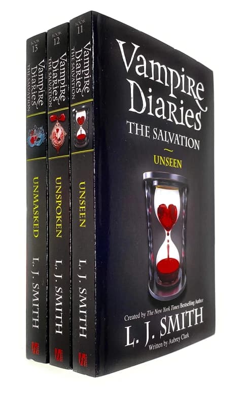 L j Smith Collection 3 Books Collection Set ( The Salvation: Unseen,Unspoken,Unmasked) L J smith Books