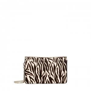 Karen Millen Silvia Shoulder Bag - Zebra Pony 100