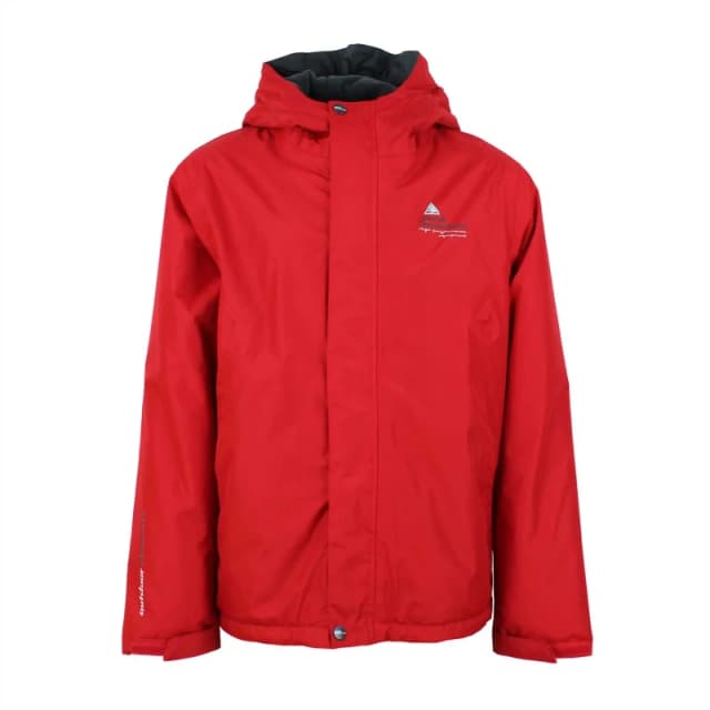 Peak Mountain Children's double fleece ski jacket Peak Mountain Ecajik Rouge Male 8 ans ECAJIK/3-8/YAI/B-ROUGE