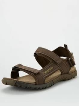 Trespass Alderley Sandal - Brown , Brown, Size 10, Men