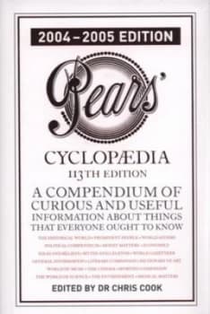 Pears Cyclopedia 2004-2005 by Chris Cook Hardback