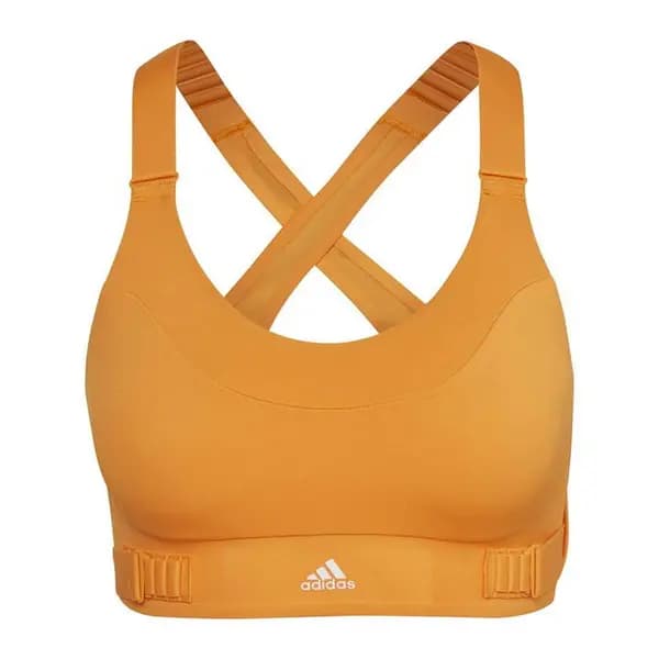 adidas Fast L Hs Br Ld99 Medium Impact Sports Bras 2XS A-C Orange 34611912300