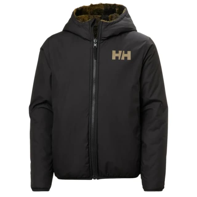 Helly Hansen Reversible hooded fleece for kids Helly Hansen Champ Noir Unisex 14 ans