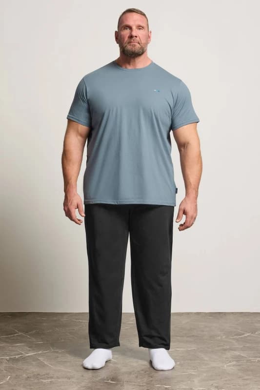 BadRhino Mens Lounge Trouser & T-Shirt Set Size: 7-8XL Multicolor Male 7-8XL