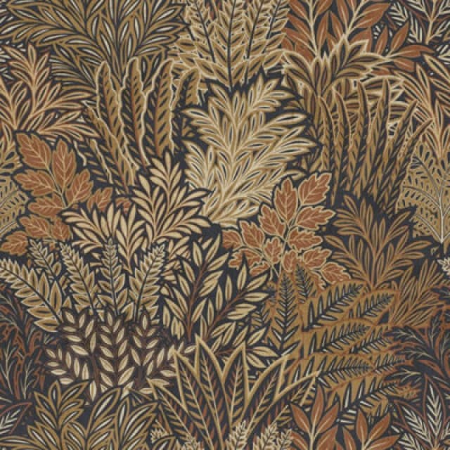 Arthouse Illustrated Foliage Rust Wallpaper
