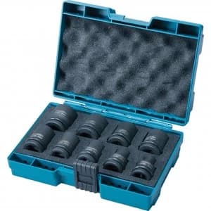 Makita 9 Piece 12 Drive Impact Socket Set 12