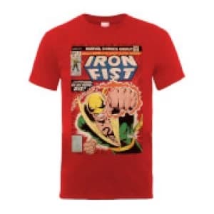 Marvel Comics Iron Fist Die By My Hand Mens Red T-Shirt - L - Red