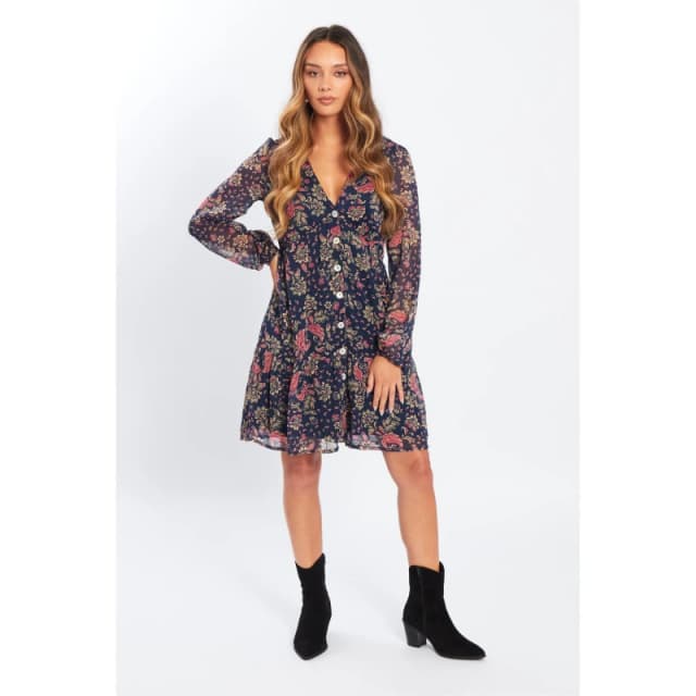 Be You Smock Dress Womens - Blue Blue 8