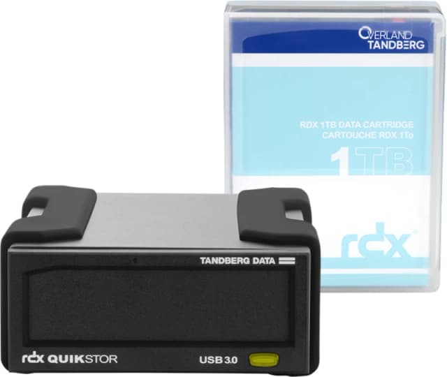Overland-Tandberg O-T RDX External drive kit with 1TB HDD. black. USB3