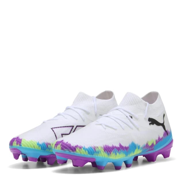 Puma FUTURE 8 MATCH Womens Artificial Ground Football Boots White/Multi female 3 (35.5)