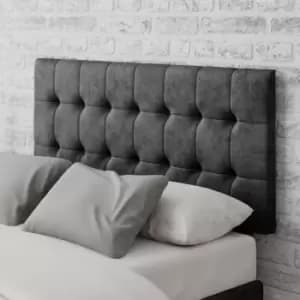 Sinatra Mirazzi Velvet Headboard Black