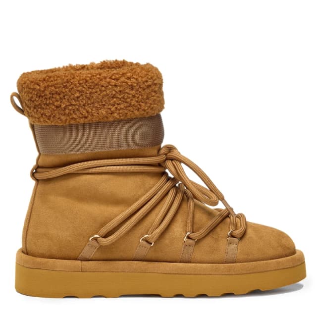 Valentino Womens ValS Everest Snug Boot Beige female 4 (37)