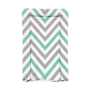 My Babiie Changing Mat - Mint Chevron