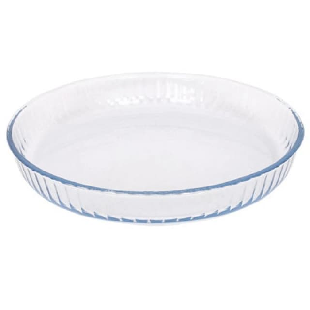 Argon Tableware Optical Round Glass Oven Dish - 32Cm X 32Cm