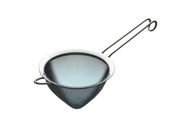 Kitchencraft Stainless Steel 15cm Fine Mesh Conical Sieve Metallics