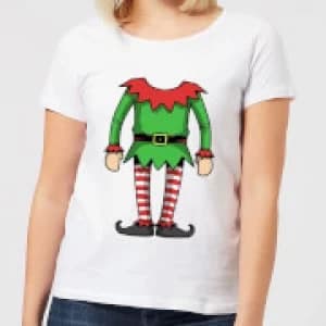 Elf Womens T-Shirt - White - 3XL