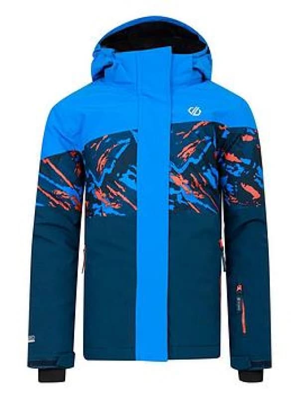 Dare 2B Boys Humour III Waterproof Breathable Ski Jacket 5-6 Years - Chest 59-61cm (Height 110-116cm) Athletic Blue/Athletic Blue Camo DKP432B-1KB-5