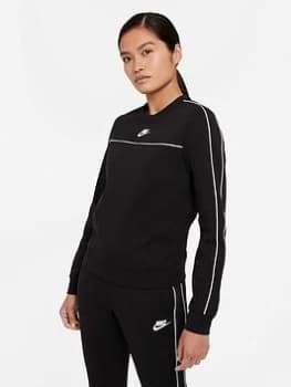 Nike Millennium Fleece Sweat Crew - Black, Size L, Women