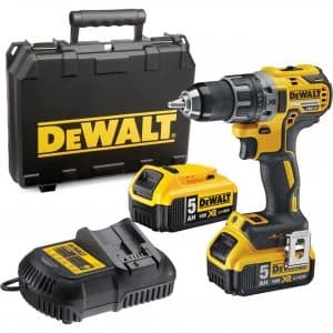 DEWALT DCD791 18v XR Cordless Drill Driver 2 x 5ah Li-ion Charger Case