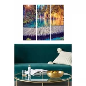 MDF267769889 Multicolor Decorative MDF Painting (3 Pieces)