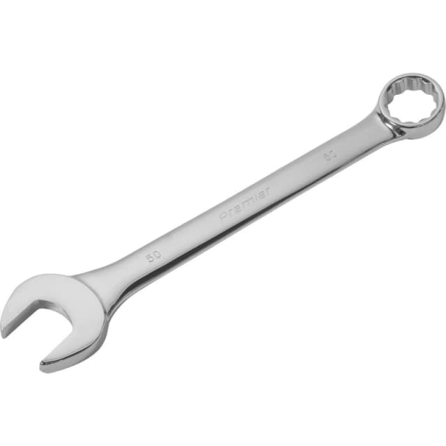 Loops 50mm EXTRA LARGE Combination Spanner - Open Ended & 12 Point Metric Ring Wrench Multi