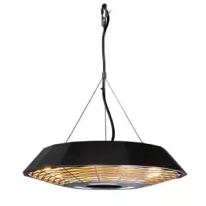 Lowry LHPTH2 2Kw Hanging Patio Heater - Black