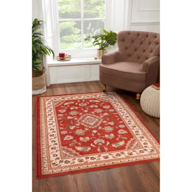 HMC Home SHERBORNE TRADITIONAL RUG - Orange Orange 80/150cm