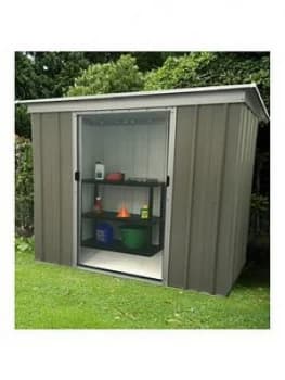 Yardmaster Yardmaster 6 X 4 Ft Platinum Tall Metal Pent Roof Shed