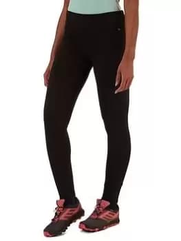 Craghoppers Velocity Walking Leggings - Black, Size 14, Women