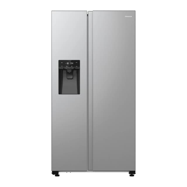 Hisense PureFlat RS5P535NTCDUK Non-Plumbed Total No Frost American Fridge Freezer - Stainless Steel - D Rated