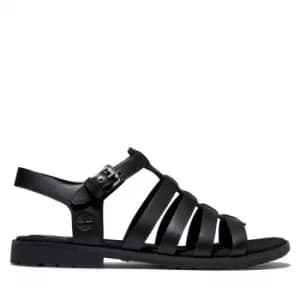 Timberland Chicago Riverside Fisherman Sandal For Her In Black Black, Size 4