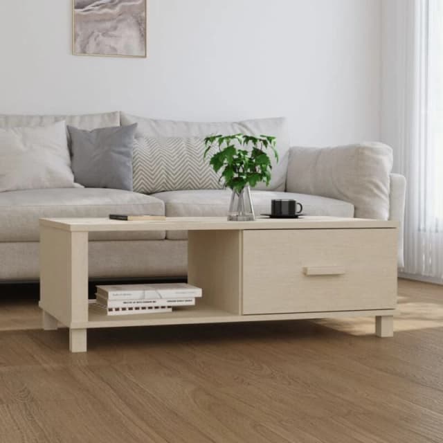 VIDAXL Coffee Table hamar Honey Brown 100x55x35cm Solid Wood Pine Vidaxl 8720286817988