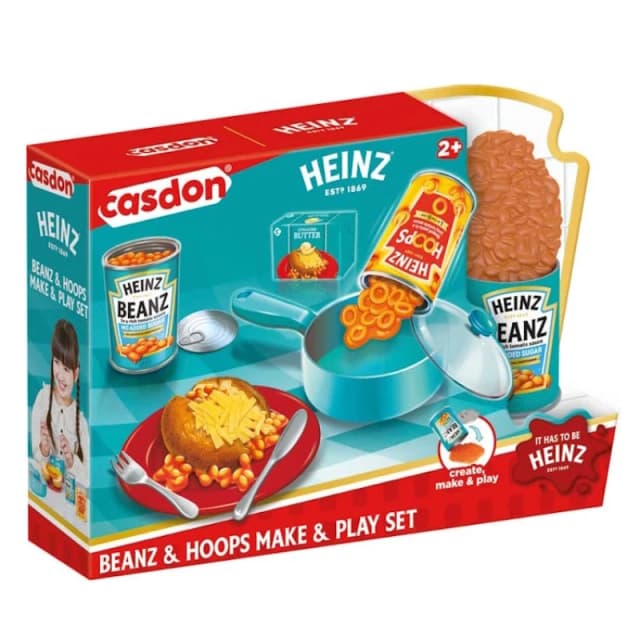 Casdon Heinz Toy Beanz Hoops Make & Play Food Set Casdon unisex One Size