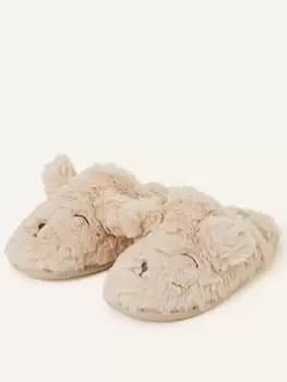 Accessorize Teddy Mule, White Size M Women