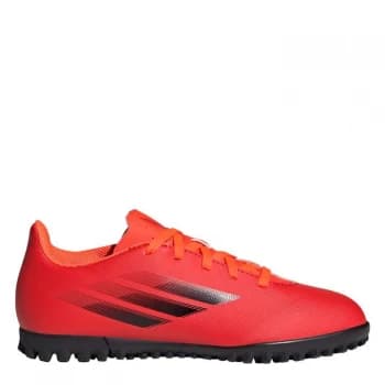 adidas X .4 Childrens Astro Turf Trainers - Red/SolarRed