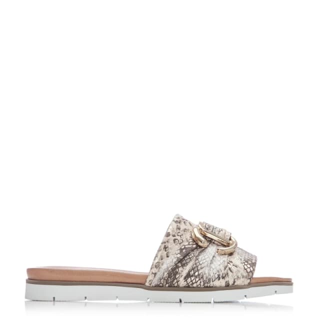 Moda in Pelle Organtia Flat Sandals - Gold Gold 3