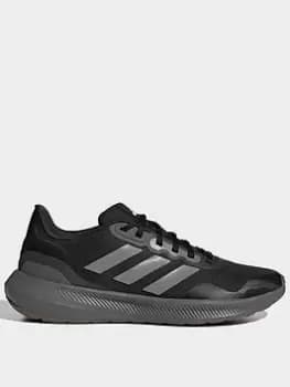 adidas Runfalcon 3 Tr Shoes, Black/Grey, Size 10.5, Men