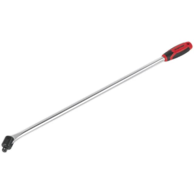 Loops 750mm Breaker Pull Bar - 1/2" Sq Drive Knuckle - Anti Slip Comfort Grip Multi