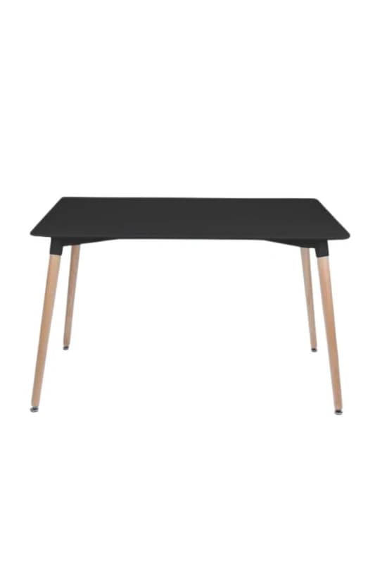 Life Interiors Life Interiors 'Halo' 4 or 6 Seating Dining Table Single in Black One Size Unisex 5060926382159