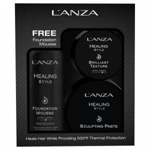 L'Anza Brilliant Texture, Sculpting Paste and Foundation Mousse Bundle