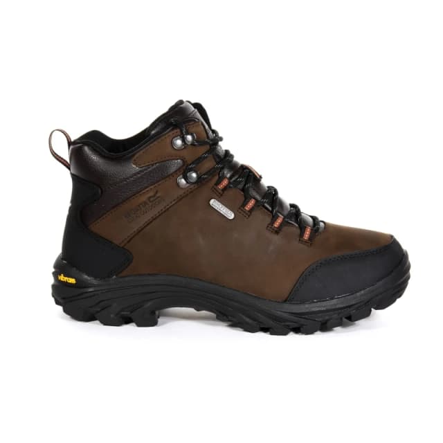 Regatta Mens Burrell Leather Isotex Waterproof Leather Walking Boots UK Size 9.5 (EU 44) Peat RMF581-6V3-9.5