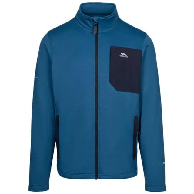 Trespass Trespass Men Arranfore AT200 Fleece Jacket in Blue Size: Small Blue S Male 5063693904609