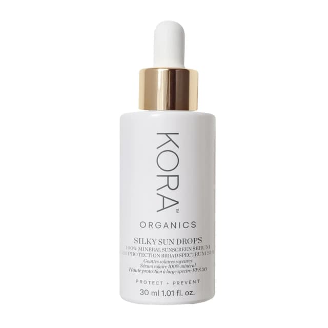 Kora Organics Silky Sun Drops 100% Mineral Sunscreen Serum 30ml
