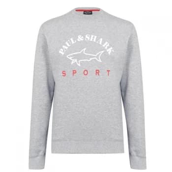Paul And Shark Sport Chest Logo Sweatshirt - Grey 930