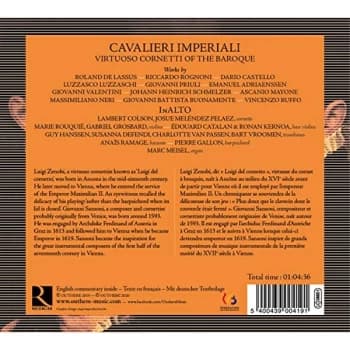 InAlto - Cavalieri Imperiali: Zenobi & Sansoni, the Great Cornetto Masters CD