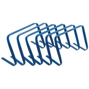 Precision Flat Hurdles Set Blue (Set of 6) - 12"