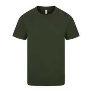 Casual Classic Mens Ringspun Tee (S) (Forest Green)